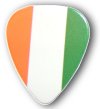 Irish flag guitar plectrum